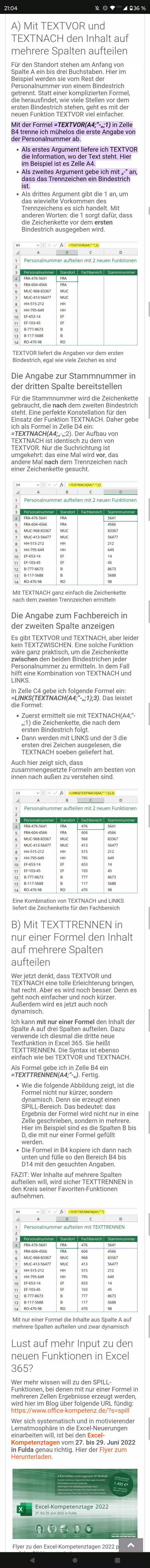 Textteilen